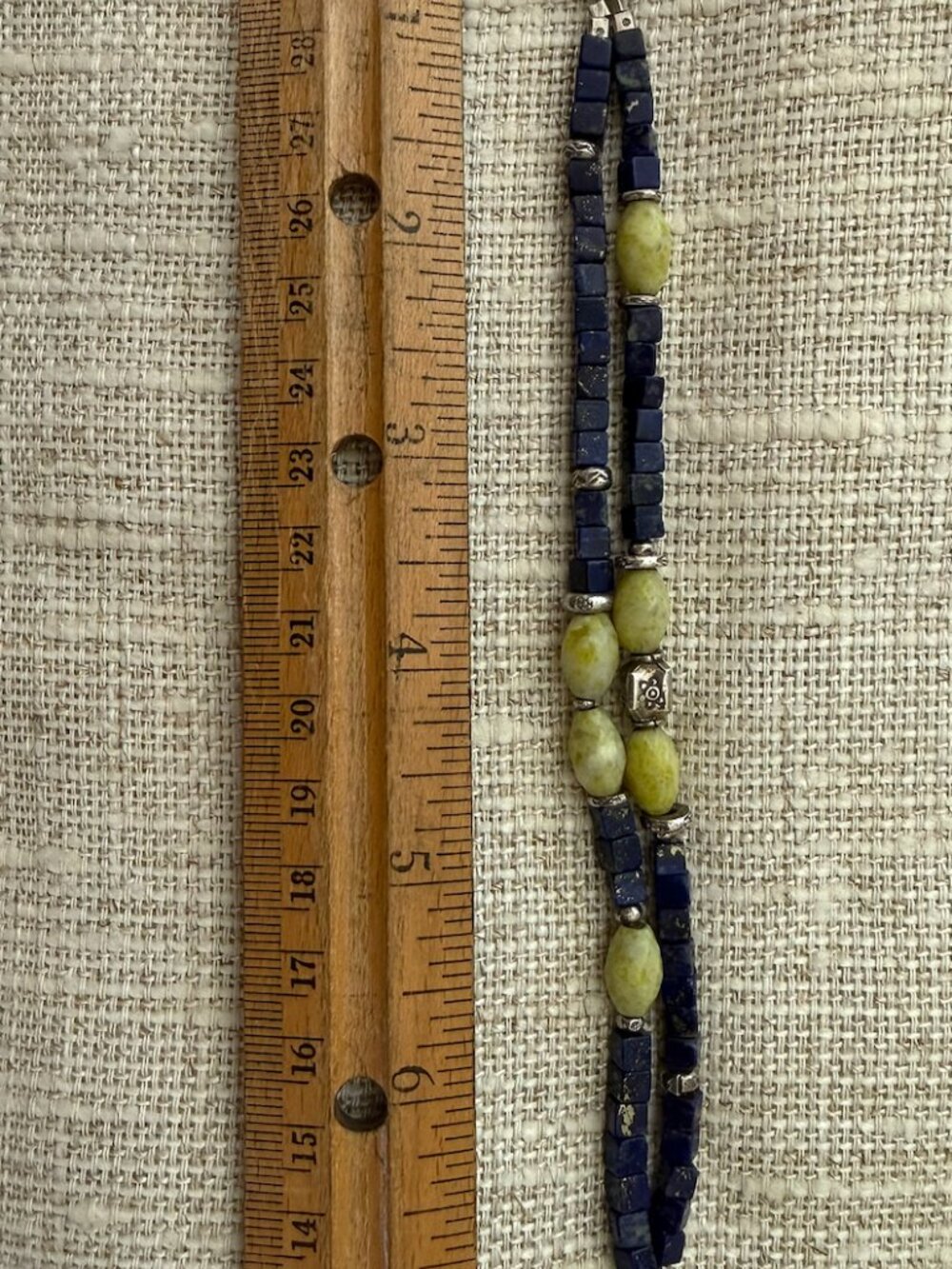 Lapis Lazuli Peridot Jasper Hill Silver Bracelet